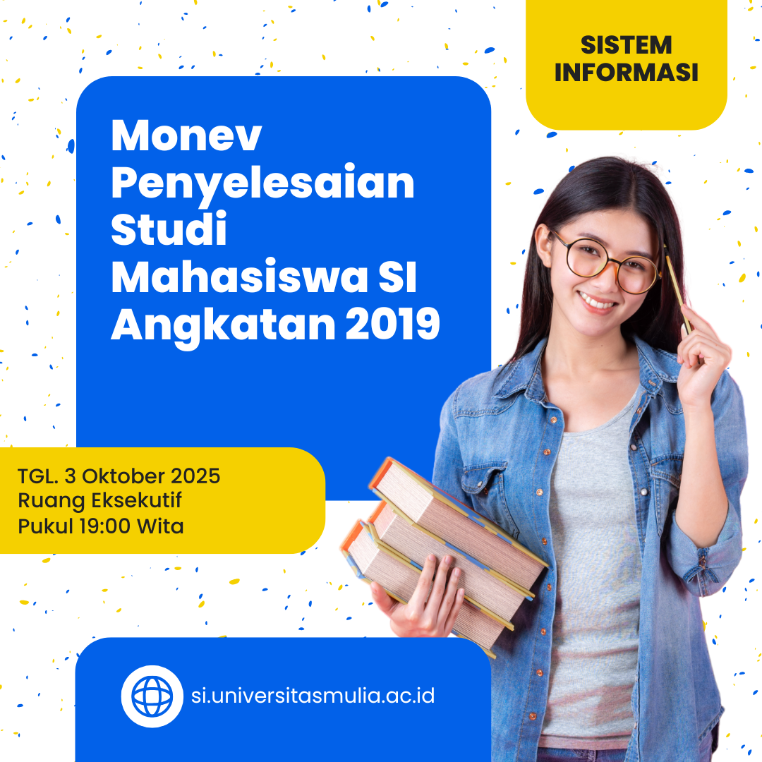 Monev Penyelesaian Studi Mahasiswa SI Angkatan 2019